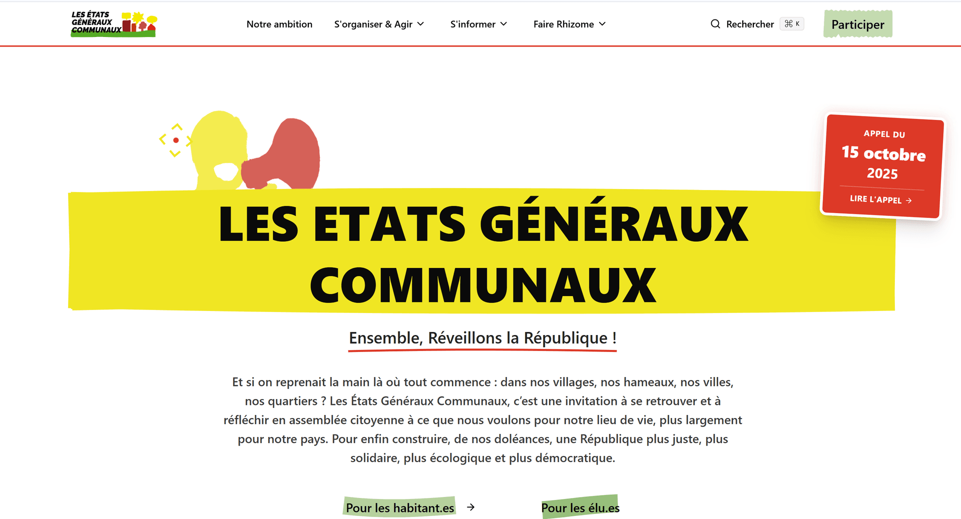 Les Etats Généraux Communaux