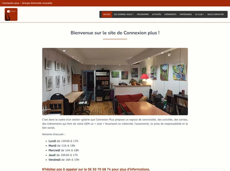Connexion Plus - Développeur WordPress Freelance